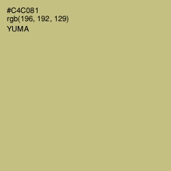 #C4C081 - Yuma Color Image