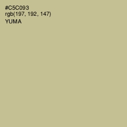 #C5C093 - Yuma Color Image