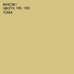 #D4C381 - Yuma Color Image