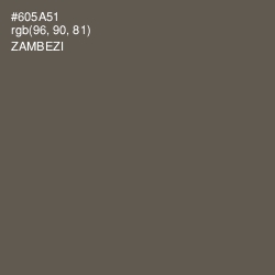 #605A51 - Zambezi Color Image