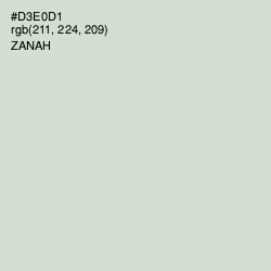 #D3E0D1 - Zanah Color Image