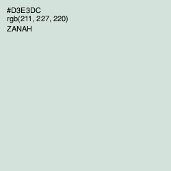 #D3E3DC - Zanah Color Image