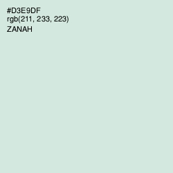#D3E9DF - Zanah Color Image