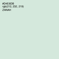 #D4E8DB - Zanah Color Image