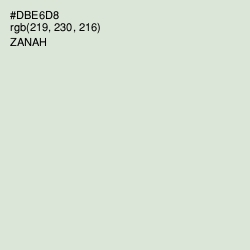 #DBE6D8 - Zanah Color Image