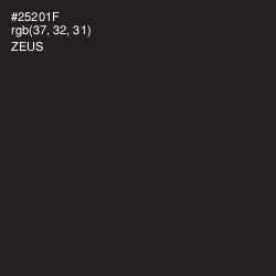 #25201F - Zeus Color Image