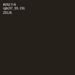 #25211A - Zeus Color Image