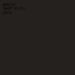 #25211F - Zeus Color Image