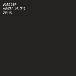 #25221F - Zeus Color Image