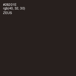 #28201E - Zeus Color Image