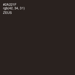 #2A221F - Zeus Color Image