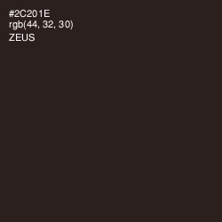 #2C201E - Zeus Color Image