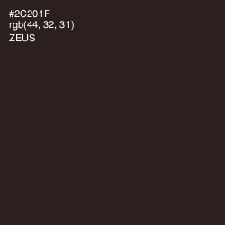 #2C201F - Zeus Color Image