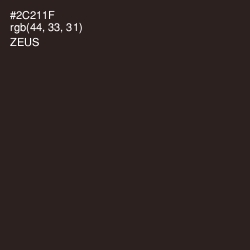 #2C211F - Zeus Color Image