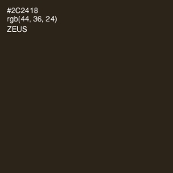 #2C2418 - Zeus Color Image