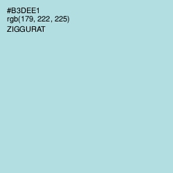 #B3DEE1 - Ziggurat Color Image