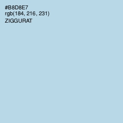 #B8D8E7 - Ziggurat Color Image