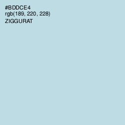 #BDDCE4 - Ziggurat Color Image
