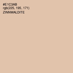 #E1C3AB - Zinnwaldite Color Image