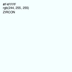 #F4FFFF - Zircon Color Image