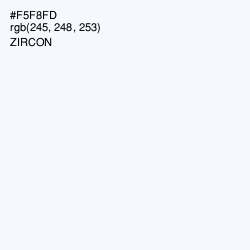 #F5F8FD - Zircon Color Image
