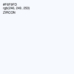 #F6F9FD - Zircon Color Image
