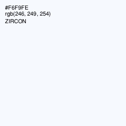 #F6F9FE - Zircon Color Image
