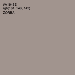 #A1948E - Zorba Color Image