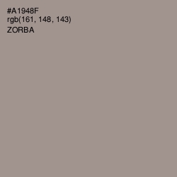 #A1948F - Zorba Color Image