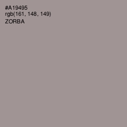 #A19495 - Zorba Color Image