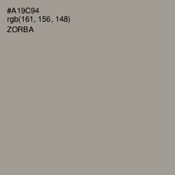 #A19C94 - Zorba Color Image
