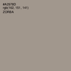 #A2978D - Zorba Color Image