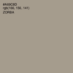 #A69C8D - Zorba Color Image