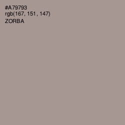 #A79793 - Zorba Color Image