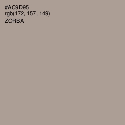#AC9D95 - Zorba Color Image