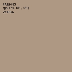 #AE9783 - Zorba Color Image