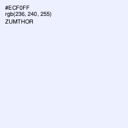 #ECF0FF - Zumthor Color Image