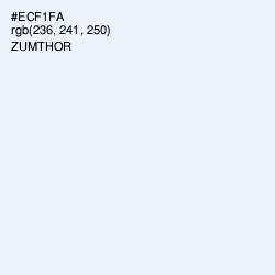 #ECF1FA - Zumthor Color Image
