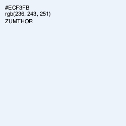 #ECF3FB - Zumthor Color Image
