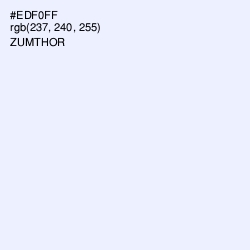 #EDF0FF - Zumthor Color Image