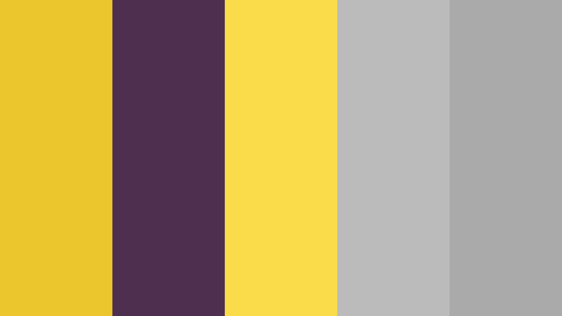 Parkline Brand Palette #EBC62D #4F2F4F #FADB4A #BBBBBB #AAAAAA Hex