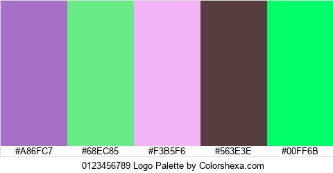 0123456789 Logo Colors Logo