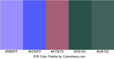 01B Color Colors Logo