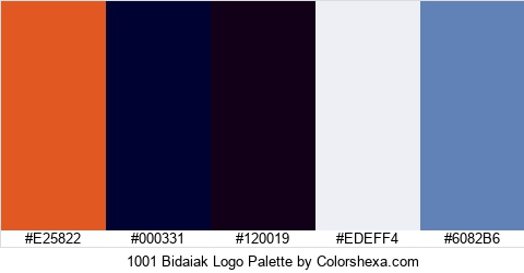 1001 Bidaiak Logo Colors Logo