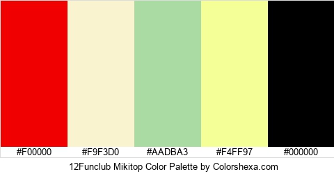 12Funclub Mikitop Color Colors Logo