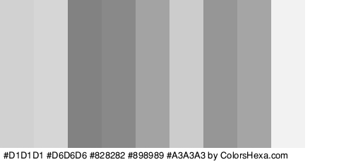 #D1D1D1 #D6D6D6 #828282 #898989 #A3A3A3 #CCCCCC #969696 #A5A5A5 #F2F2F2 #FFFFFF Colors Logo