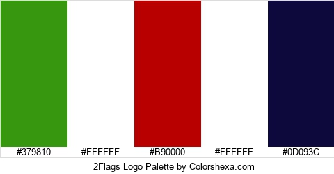 2Flags Logo Colors Logo