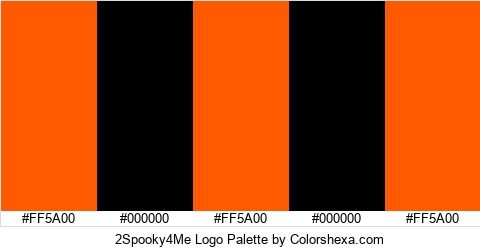 2Spooky4Me Logo Colors Logo