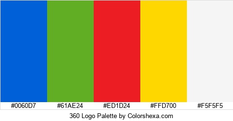 360 Logo Colors Logo
