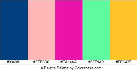 4 Palette Colors Logo